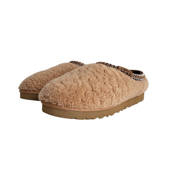 UGG Tasman Maxi Curly Slippers in Chestnut Men's Size 9 US 42 EU - Picture 5 of 12